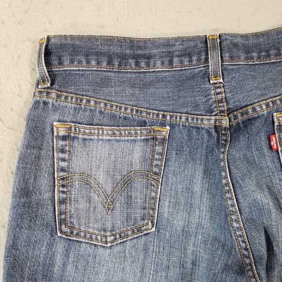 Levi's 515 Jeans women's 10 petite nouveau bootcut blue denim pants retro - Picture 12 of 16